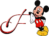 Alfabetten Mickey mouse 3 