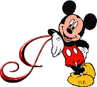 Alfabetten Mickey mouse 3 