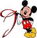 Alfabetten Mickey mouse 3 