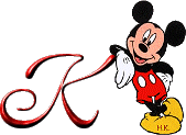 Alfabetten Mickey mouse 3 