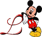 Alfabetten Mickey mouse 3 