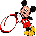 Alfabetten Mickey mouse 3 