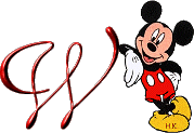 Alfabetten Mickey mouse 3 