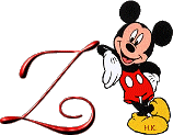 Alfabetten Mickey mouse 3 