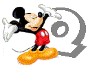Alfabetten Mickey mouse transparant 