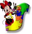 Minnie mouse Alfabetten 
