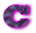 Alfabetten Neon zwart 