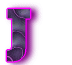 Alfabetten Neon zwart 