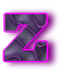 Alfabetten Neon zwart 