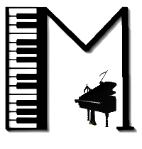 Alfabetten Piano 2 Letter M, Piano
