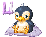 Pinguin Alfabetten Letter U