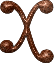 Pompoenen Alfabetten Letter X