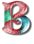 Alfabetten Regenboog 3 Letter B