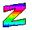 Alfabetten Regenboog 6 Letter Z
