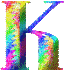 Alfabetten Regenboog 7 Letter K