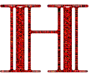 Alfabetten Rood 3 Letter H