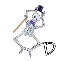 Alfabetten Skelet danst 