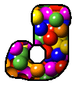 Alfabetten Smartie 3 Letter J