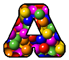 Alfabetten Smartie 3 Letter A