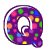 Alfabetten Smartie 4 Letter Q