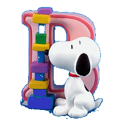 Alfabetten Snoopy 2 Letter B