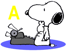 Snoopy Alfabetten 