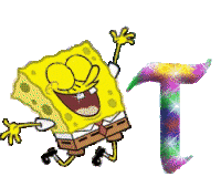 Spongebob Alfabetten Letter T