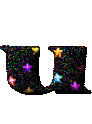 Alfabetten Sterren 2 Letter U