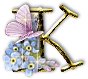Alfabetten Vlinders en bloemen 