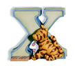 Alfabetten Winnie de pooh 4 Letter X