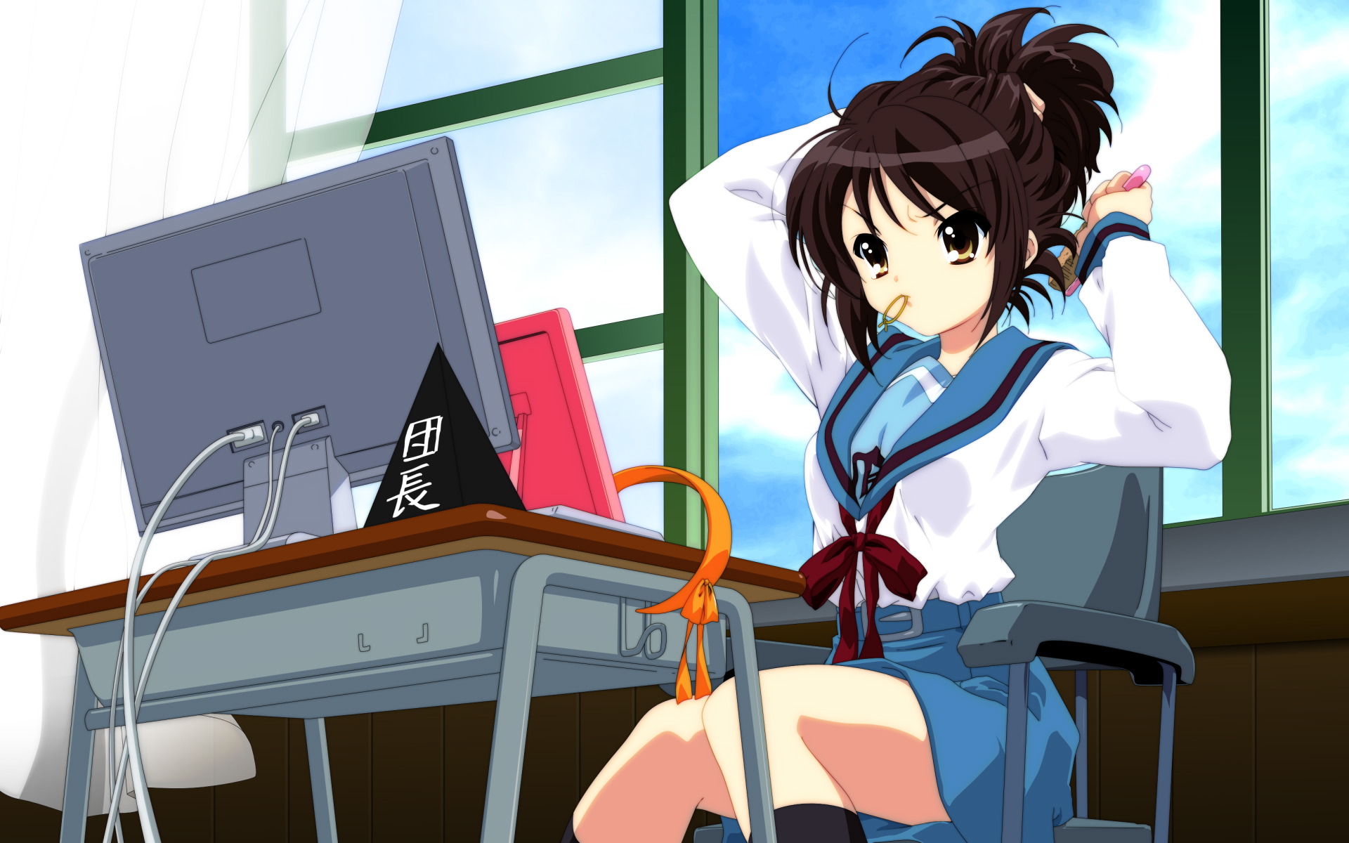 Anime the melancholy of haruhi suzumiya 