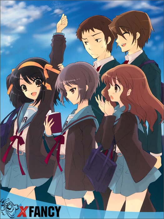Anime the melancholy of haruhi suzumiya 