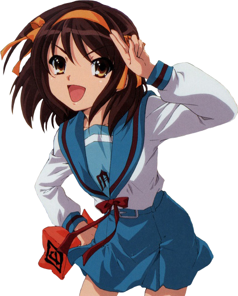 Anime the melancholy of haruhi suzumiya 