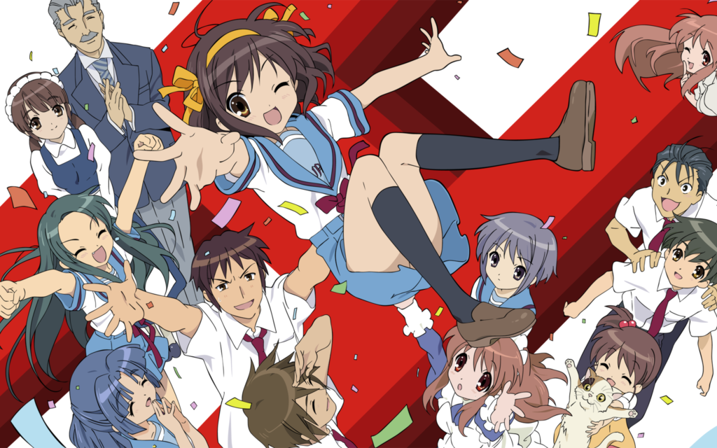 Anime the melancholy of haruhi suzumiya 