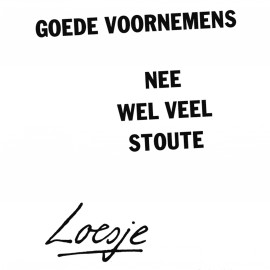 Avatars Loesje Goede Voornemensnee Wel Veel Stoute