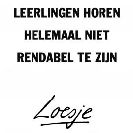 Avatars Loesje Leerlingen Horen Helemaal Niet Rendabel Te Zijn