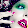 Avatars Monden lippen Make Up Nagellak En Lippenstift Model