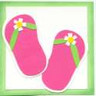 Avatars Teenslipper Roze Teenslippers Badslippes