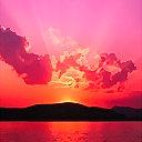 Avatars zonsondergang 