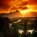 Avatars zonsondergang 