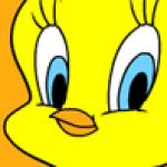 Cartoons Avatars Loony tones Tweety Blij