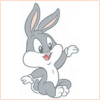 Disney Avatars Baby looney tunes Baby Bugs Bunny Laat Zien Hoe Groot