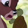 Disney Bambi Avatars Schildpad Die Bambi In Neus Bijt