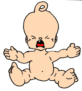 Baby plaatjes Huilen 