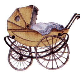 Baby plaatjes Kinderwagen 