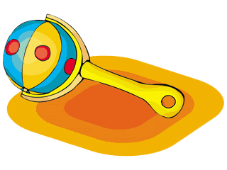 Baby plaatjes Rammelaar 