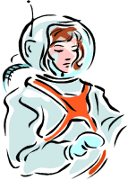 Beroepen plaatjes Astronauten 