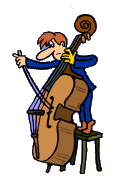 Beroepen plaatjes Bassist 