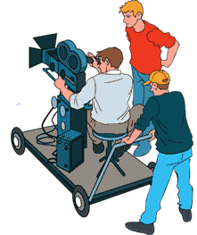 Beroepen plaatjes Cameraman 
