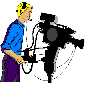 Beroepen plaatjes Cameraman 